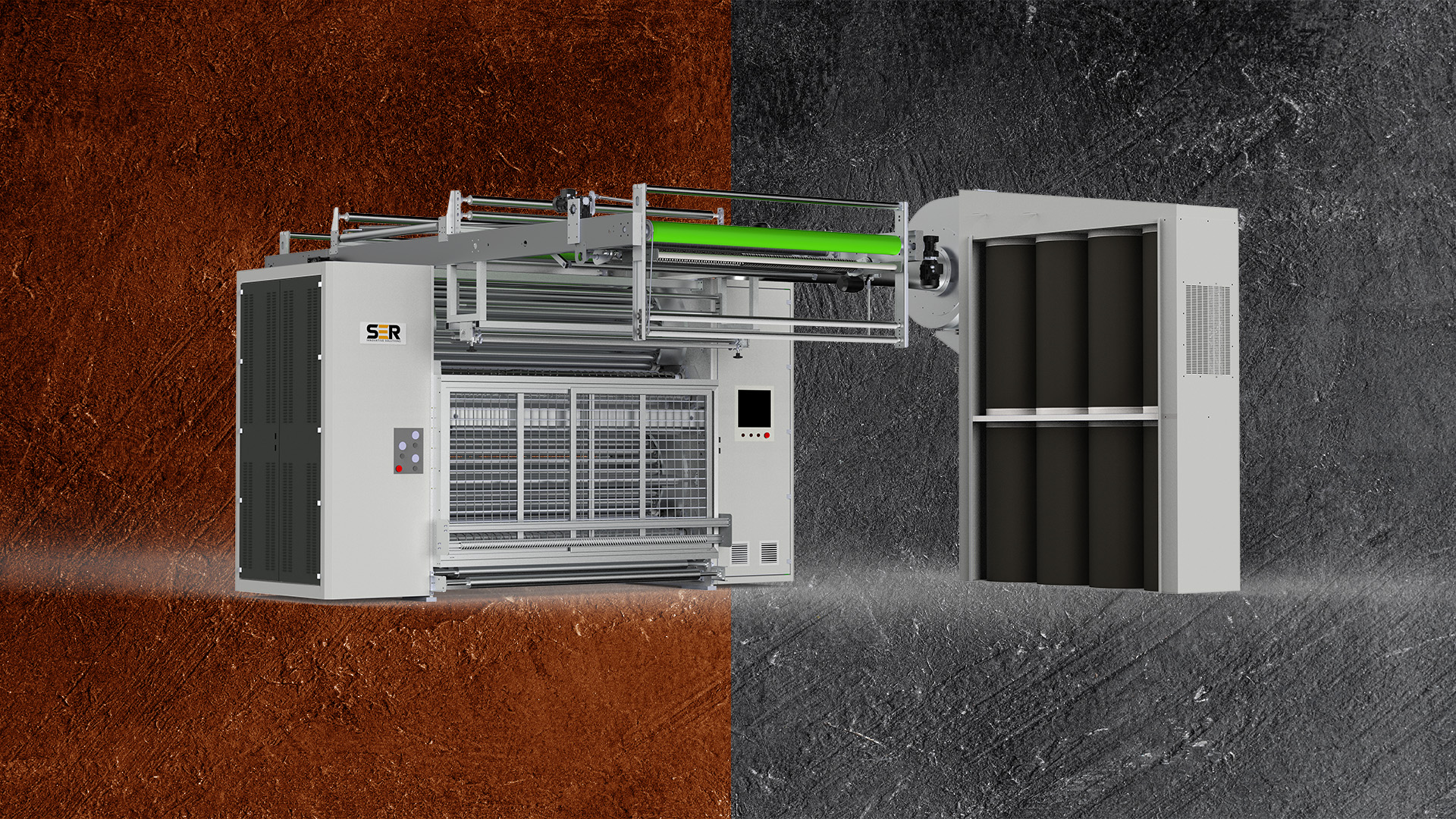 Double Drum Raising Machine